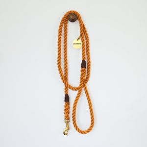 Midnight Black Rope Dog Leash - All Weather